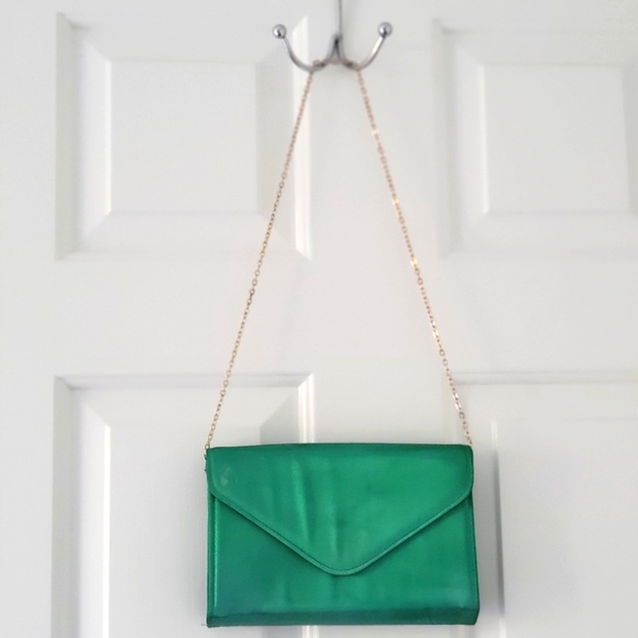 Vintage Emerald Green Purse - Picture 2 of 4